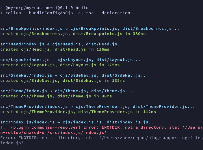 Build Output