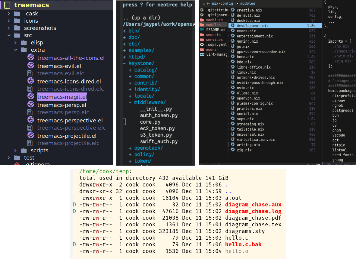 The Many Faces of Emacs File Manager